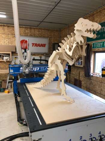 CNC Wood Cutting Image